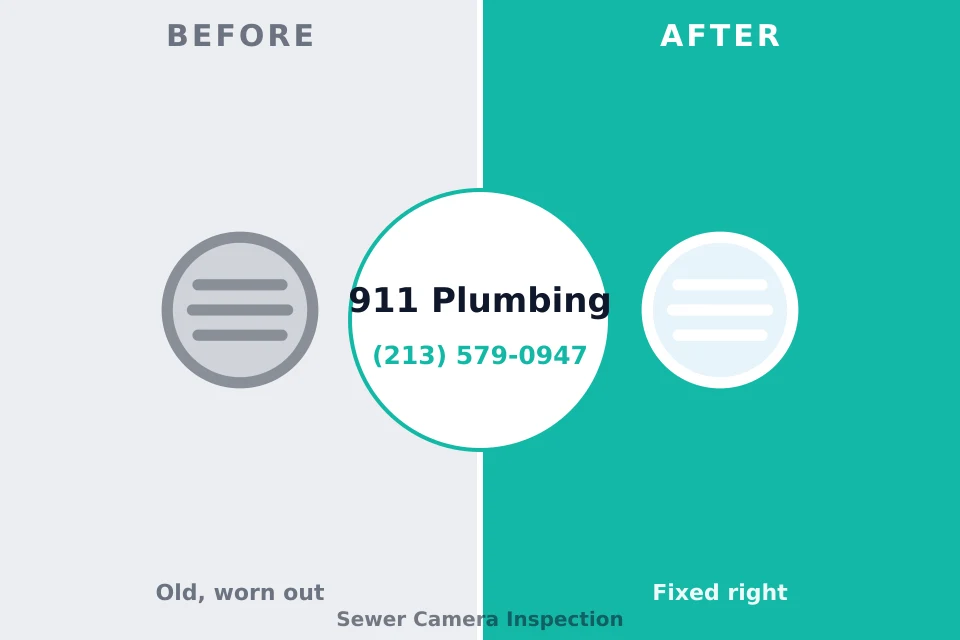 Before and after: plumbing company Granite Quarry, NC